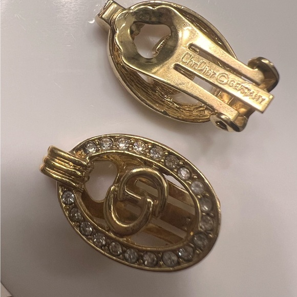 AUTHENTIC Christian Dior earrings - Picture 6 of 7